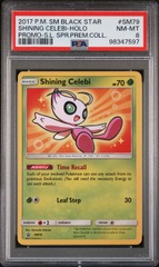 Shining Celebi - SM79 - SM Black Star Promo - PSA 8